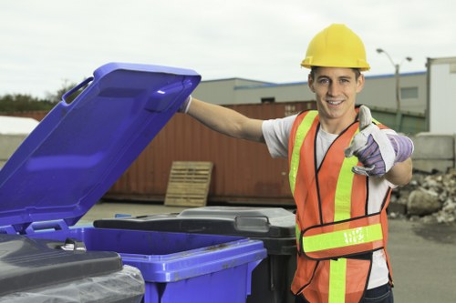 Documented safety procedures and training materials for waste services